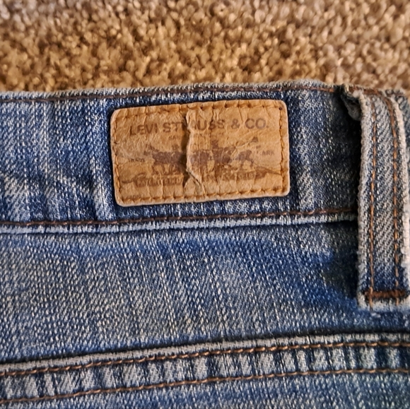 Vintage Y2K Levi's Relaxed Boot Cut 550 Denim Blue Jeans Women's Size 10 Short - Picture 7 of 9